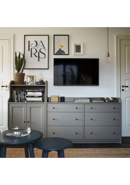 Hauga Büfe Gri 70 x 116 cm