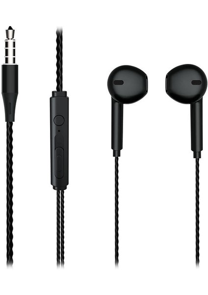 Lecoo EH104B 3.5 mm Jacklı Kablolu Kulak Içi Mikrofonlu Kulaklık Siyah