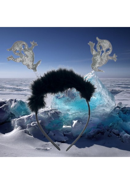 Halloween Cadılar Bayramı Taç Hayalet Simli