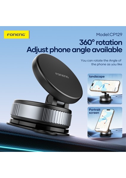 Araç Tutucu Düz ve Pürüzsüz Tüm Yüzeylere Kuvvetli Tutunan Araç Içi Telefon Tutucu Vakumlu Magsafe fırsatları