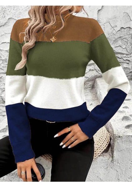 Mdb Kadın Uzun Kollu Yarı Balıkçı Yaka Triko Kazak fiyatları