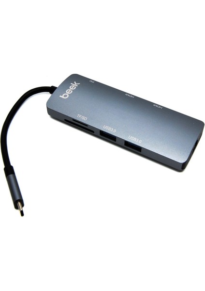 BA-DCK-UC08DH 8'li USB Type-C Docking Station