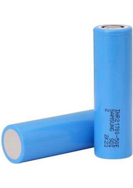 21700 50 E (Yenilenmiş) Lityum Pil 3.7VOLT 5000 Mah 10 Amper