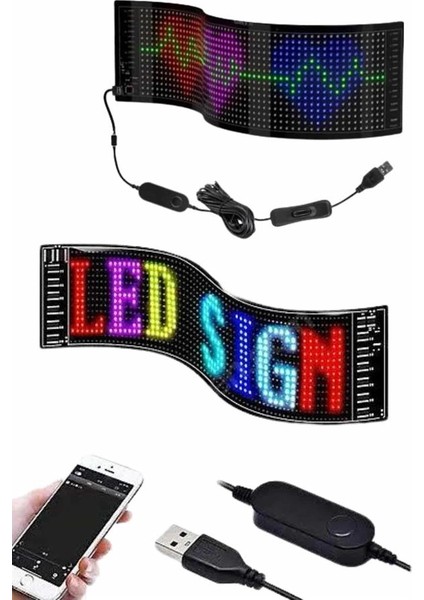 LED Ekran Matrix Panel Dijital Araba Yazısı Rgb fırsatları