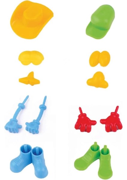 03576 Insan Figürü Seti Oyun Hamuru 150 gr -Fen modelleri