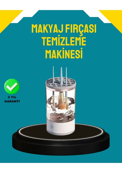 Sonik Teknoloji ile Derinlemesine Makyaj Fırçası Temizleyici