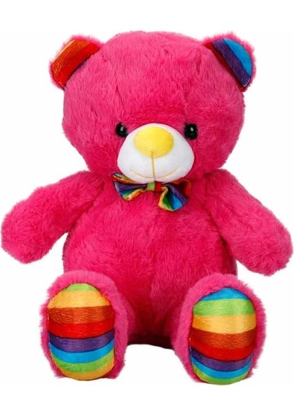 S00002962 Eluş Ayı Renkli Kurdelalı 30CM.6R. -Sun