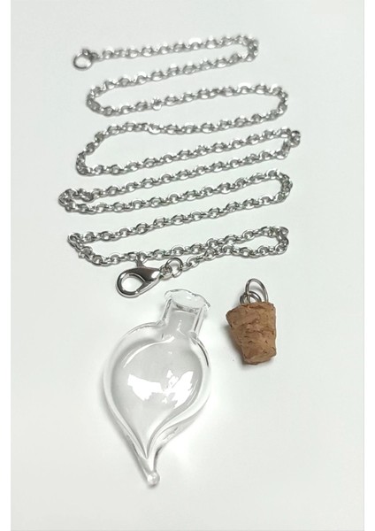 Mantar Kapaklı Boş Fanus Canlı Kolye fırsatları