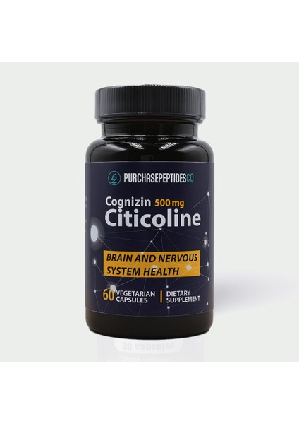 Citicoline Cognizin Brain Nervous Health 500 Mg 60 Caps