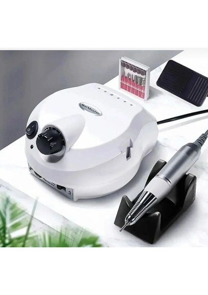 Protez Tırnak Manikür Törpü Freze Makinesi (Nail Master Drill) Tırnak Sökme (Sökme Ucu ile Birlikte)