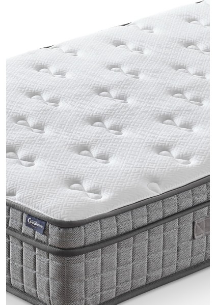 Melisa Tek Kişilik Full Ortopedik Visco Yatak Antibakteriyel ve Paket Yaylı Sistem