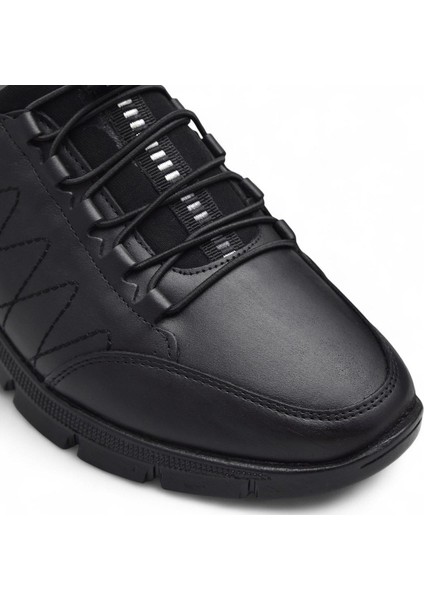 06 Ortopedik Taban Günlük Hakiki Deri Erkek Ayakkabı Casual Ayakkabı Lastikli