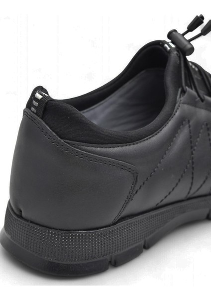 06 Ortopedik Taban Günlük Hakiki Deri Erkek Ayakkabı Casual Ayakkabı Lastikli