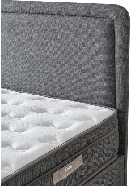 Melisa Tek Kişilik Sandıklı ve Pratik Baza Başlık 2’li Set