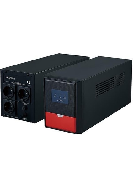 AD-1200 1200VA 12V7.5AHX2 Ups Kesintisiz Güç Kaynağı (430X210X235MM)