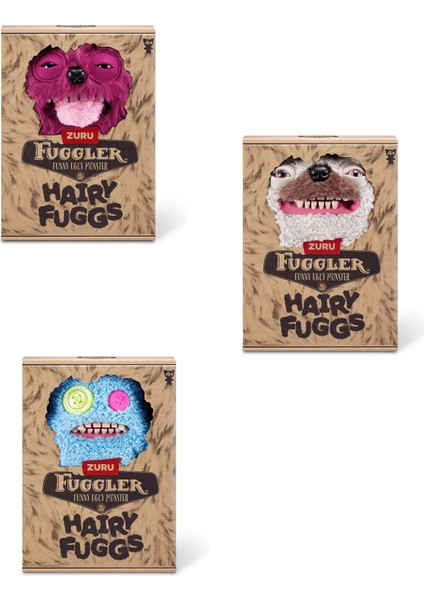 Kıllı Süper Yumuşak Zuru Fuggler Hairy Fuggs Komik Çirkin Peluş Oyuncaklar 10 Lu Set Tek İLANDA-22CM fiyatları