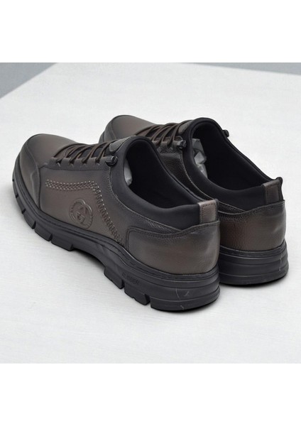 389R Tam Ortopedik Topuk Masajlı Taban Erkek Ayakkabı Hakiki Deri Mevsimlik Ayakkabı indirimleri