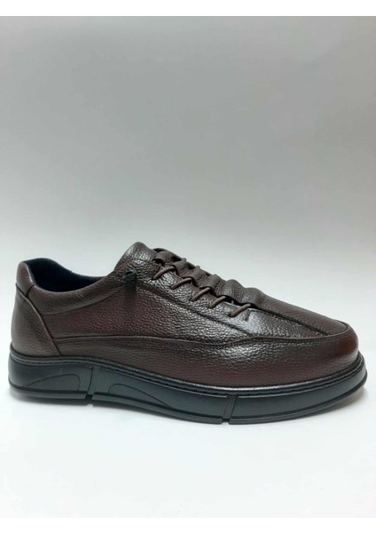 Hakiki Deri Kahverengi Bağcıksız Esnek Kauçuk Taban Kışlık Erkek Ayakkabı C-98252075HSA fiyatları