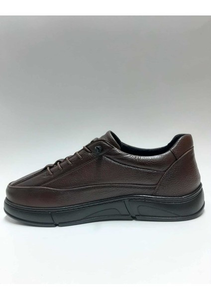 Hakiki Deri Kahverengi Bağcıksız Esnek Kauçuk Taban Kışlık Erkek Ayakkabı C-98252075HSA modelleri
