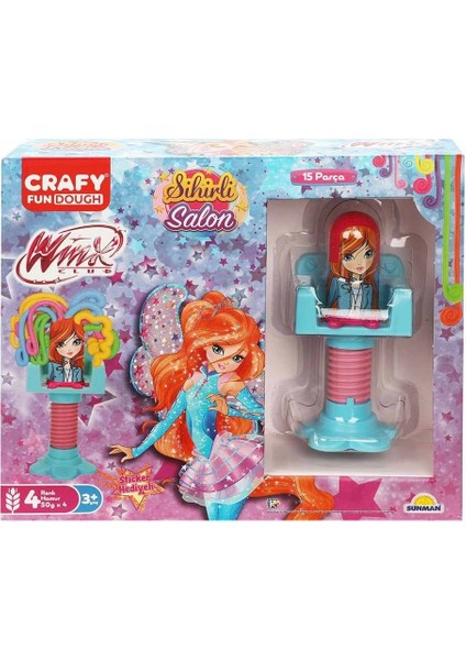 Crafy Winx Sihirli Salon Oyun Hamur Seti 15 Parça fiyatları