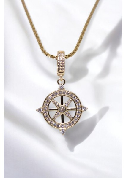 Çelik Paslanmaz Zafer Kalkanı Kadın Kolyesi modelleri