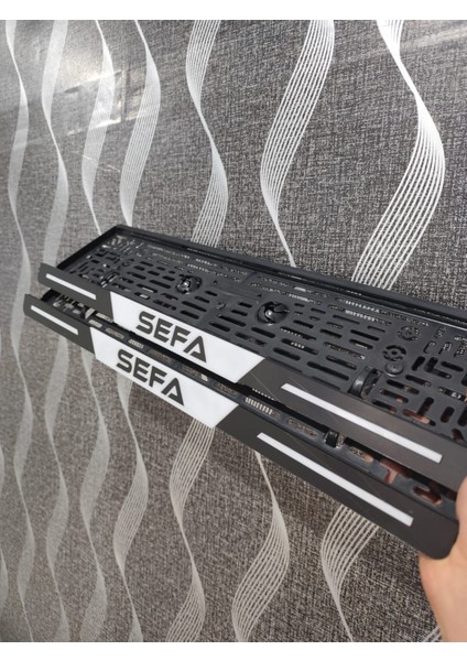 Lüx Pleksi Kabartmalı Plakalık (Çift)