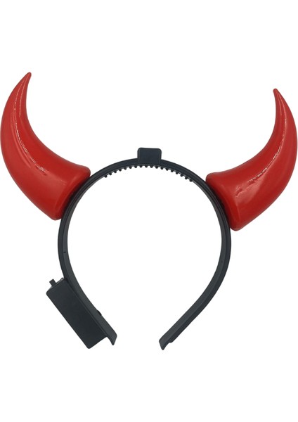 Halloween Taç Şeytan Işıklı Büyük Boynuzlu fırsatları