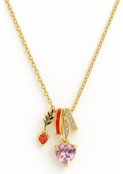 Çelik Paslanmaz Divit Detaylı Kalp Kadın Kolye fiyatları