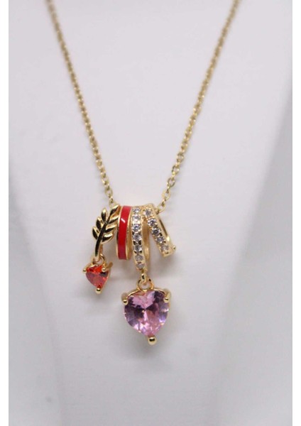 Çelik Paslanmaz Divit Detaylı Kalp Kadın Kolye fırsatları