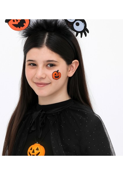 Halloween Cadılar Bayramı Taç Bal Kabağı ve Örümcekli 2li Model Parti Aksesuarı indirimleri