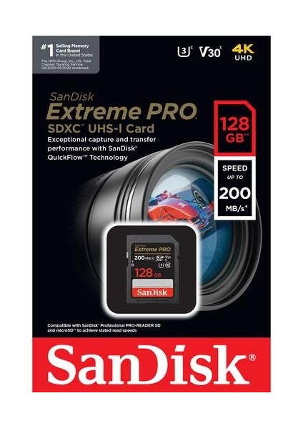 Extreme Pro 128 GB Sdxc Uhs-I Sd Hafıza Kartı fırsatları