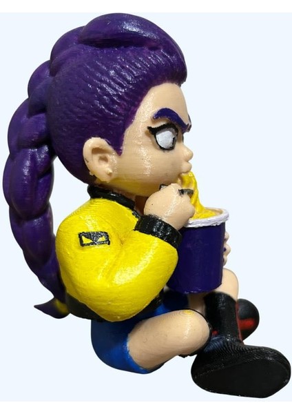 Huntrix – Ramen Molası Rumi | El Boyaması Koleksiyon Figürü | Chibi K-Pop Tarzı | Özel Seri fiyatları