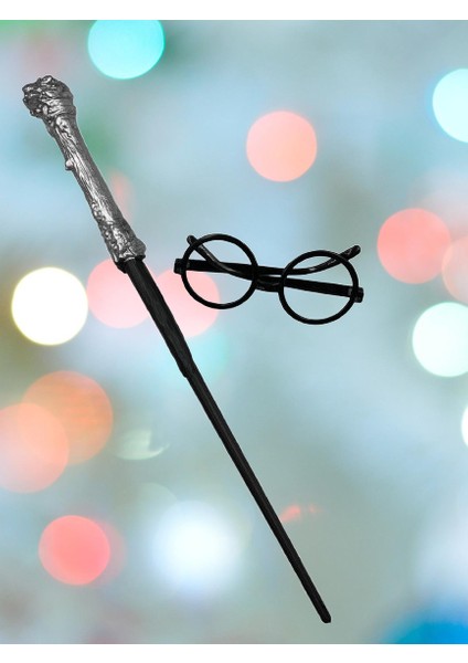 Halloween Harry Potter Sihirba Asa Gözlük Set Lüks fiyatları