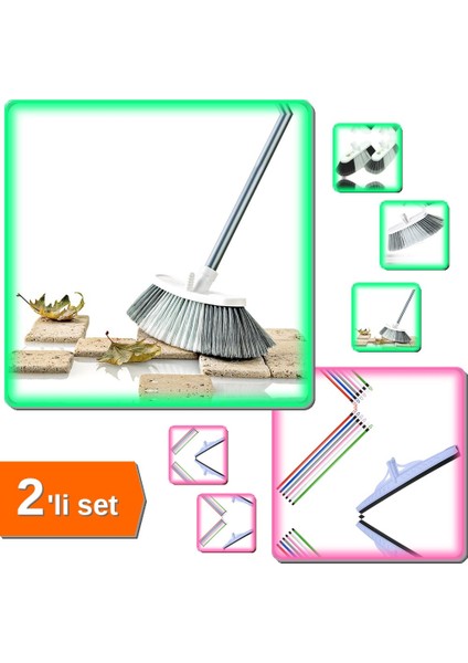 Saplı Çekçek + Maxi Oto Yıkama Fırçası + 2'li Set Temizlik Ürünleri K2J8L3