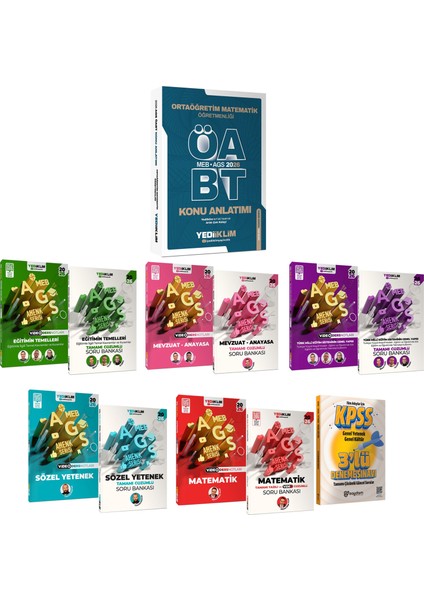 2026 Meb Ags Öabt Ortaöğretim Matematik Öğretmenliği Konu ANLATIMI(866 Sayfa)-Ags Konu Soru Seti