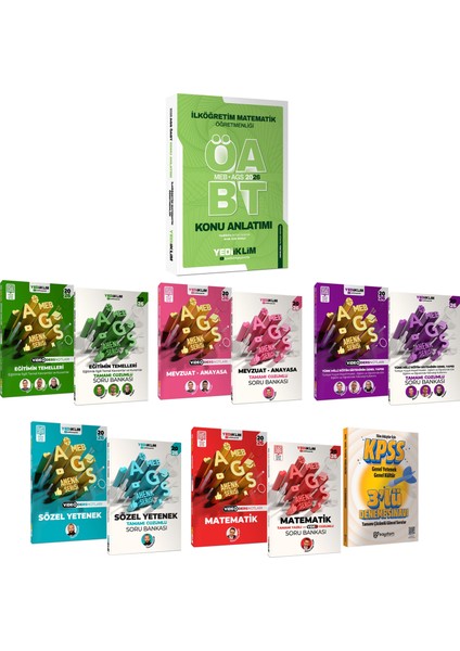 2026 Meb Ags Öabt Ilköğretim Matematik Öğretmenliği Konu ANLATIMI(740 Sayfa)-Ags Konu Soru Seti
