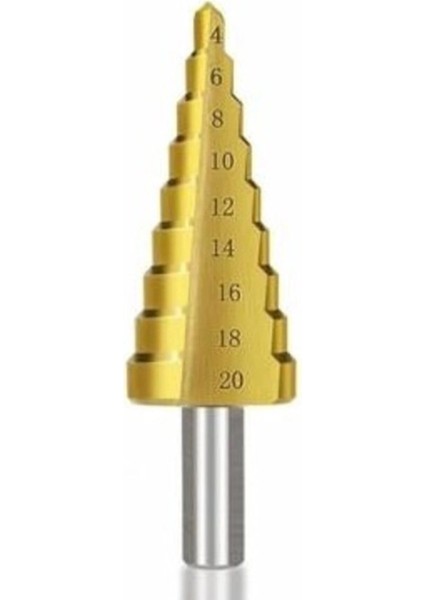 3 Lü Set Matkap Ucu Kademeli Sac Delme Aparatı Hss Titanyum Kaplama (5148) indirimleri