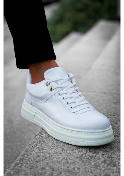 KB-X20 Kuback Beyaz Cilt Günlük Erkek Ayakkabı modelleri