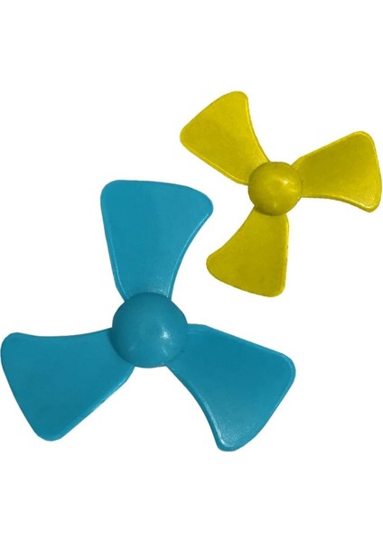 PM-25380 5.5cm Çap 3 Bıçaklı Oyuncak Motoru Plastik Pervane