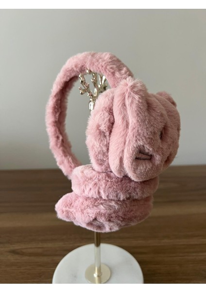 Kadın/kız Kedi Figürlü Peluş Kulaklık