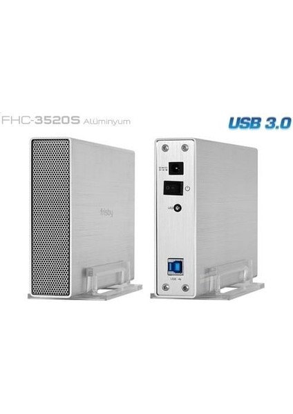 Frısby 3.5" USB 3.0 FHC-3520S Sata Alüminyum Harddisk Kutusu Gümüş