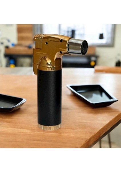 Doldurulabilir 3 Pürmüz Alev Çakmak 1300 Derece Profesyonel Boy