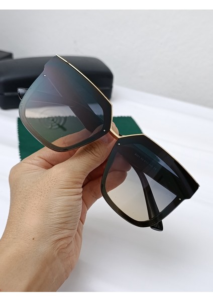 Kadın Güneş Gözlüğü Degrade Cam Büyük Çerçeve UV400 modelleri