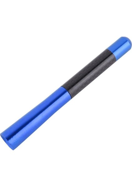 PM-26308 Universal Mavi Karbon Fiber Oto Çubuk Radyo Anteni 12 cm