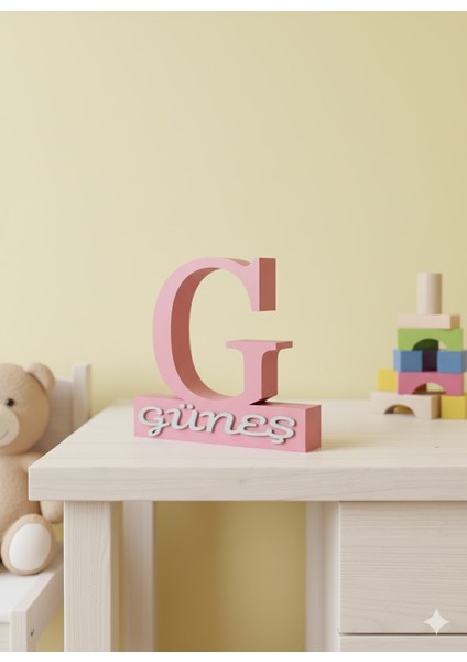 Kişiye Özel Isimli Masa Dekoru – Çocuk Odası Ismi, Kişiye Özel modelleri