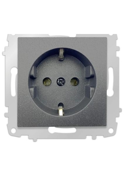 Füme Topraklı Priz Çerçevesiz - Priz ve Anahtar Için Uyumlu Çerçeve fiyatları