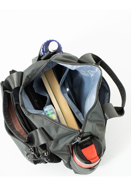 Glc Kadın Büyük Boy Bölmeli Suya Dayanıklı Krinkıl Çapraz Omuz Askılı Çanta