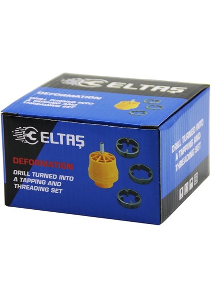 Plastik Su Borusu Dış Diş Açma Matkap Ucu 1 - 1/2 - 3/4 (5148)