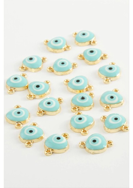 Nazar Çift Kulplu Mineli Bileklik ve Kolye Ucu Aparatı 1 Adet