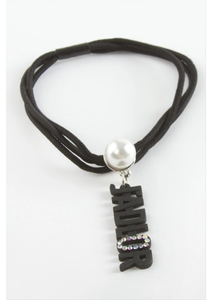 Sallantılı Inci Lastikli Toka